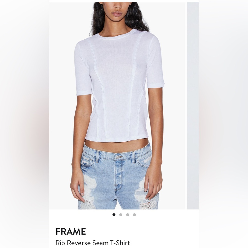 FRAME - REVERSE SEAM TEE
